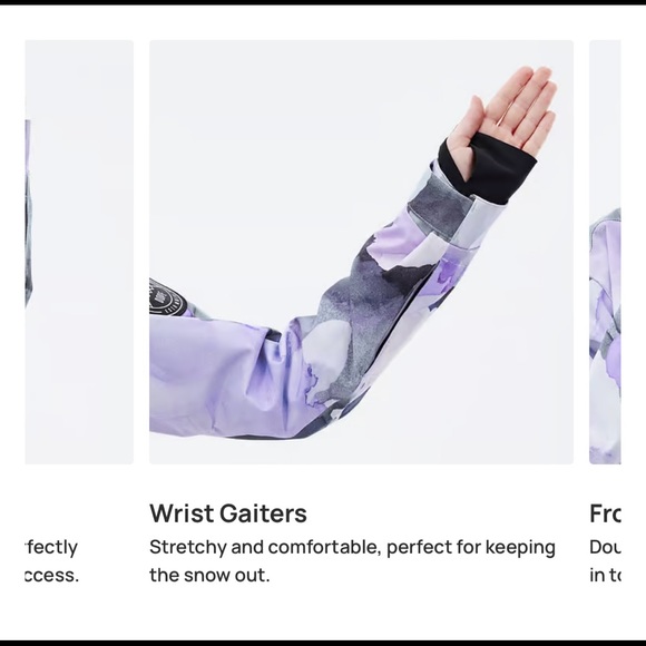 DOPE Blizzard W Full Zip Snowboard Jacket - M - Picture 7 of 13